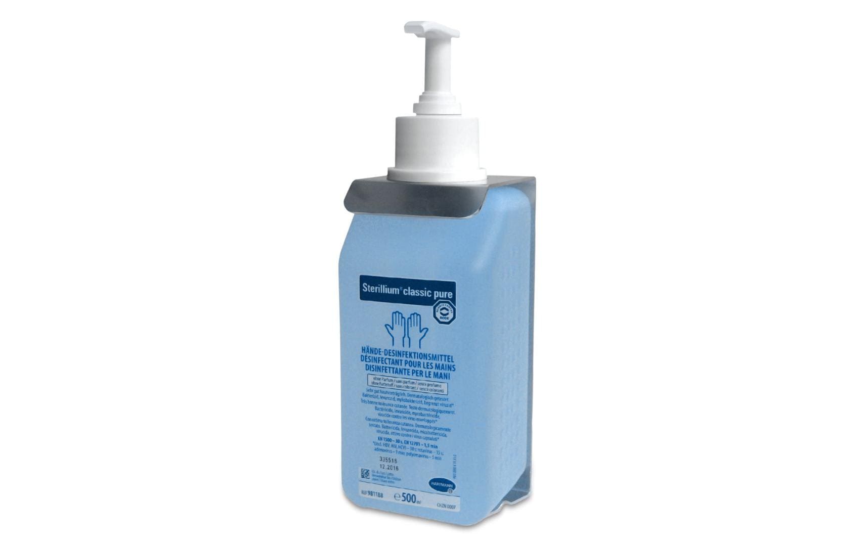 Wandhalter Flaschenhalsöffnung für 500 ml FlaschenPraktischer Wandhalter für Desinfektionsmittel
