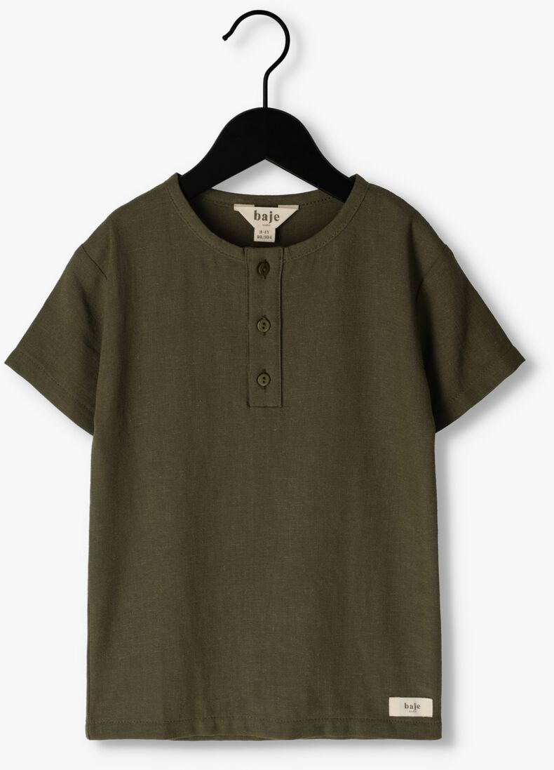 BAJE STUDIO groene baje studio casual overhemd shortsleeve blouse
