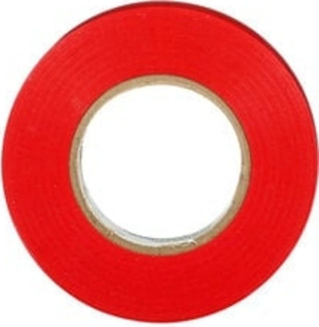 3M  Isolierband Rot, 15 mm x 10 m    Professionelles PVC-Klebeband für den Einsatz im Innen- & Außenbereich