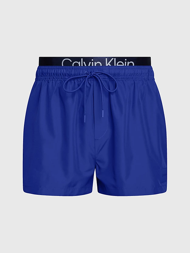 Calções de banho CK Steel com cintura dupla