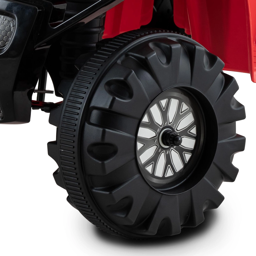 ROLLPLAY ATV Mini Quad Racing 6V red Kinderfahrzeug bis 2 kmh inkl. Ladegerät Rot Rot