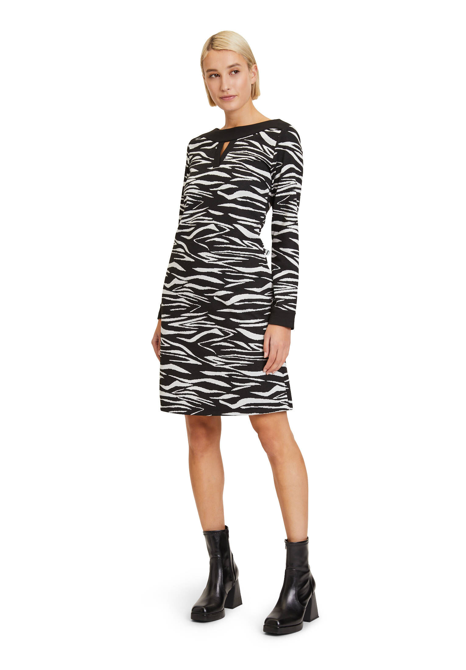 Betty Barclay| Damen Shirtkleid mit Jacquard