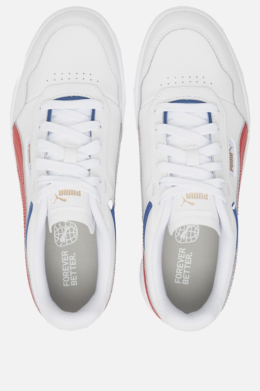 Puma Court Ultra Sneakers wit Imitatieleer