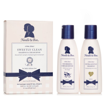 Noodle & Boo Sweetly Clean Kit: Extra Gentle Shampoo 59ml   Noursihing Cream Rinse 59ml