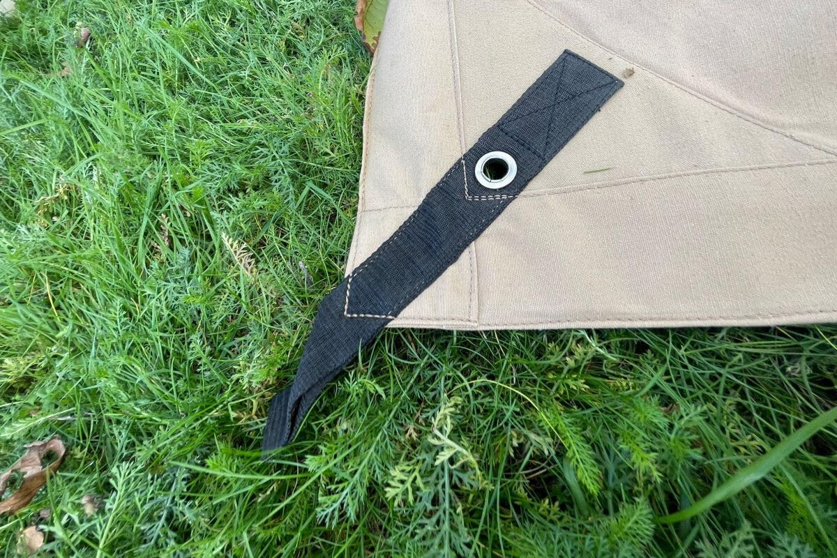 All Purpose Canvas Sonnensegel Quadratisch 3x3m Wasserdicht Mit Ösen - Segeltuch Wasserdichter Sonnenschutz Terrassenüberdachung Ohne Bohren - Regenschutz Terrasse, Garten, Shade Tarp