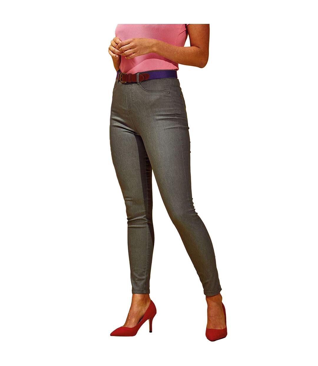 Asquith & Fox - Jeggings - Femme (Marron / gris) - UTRW6645