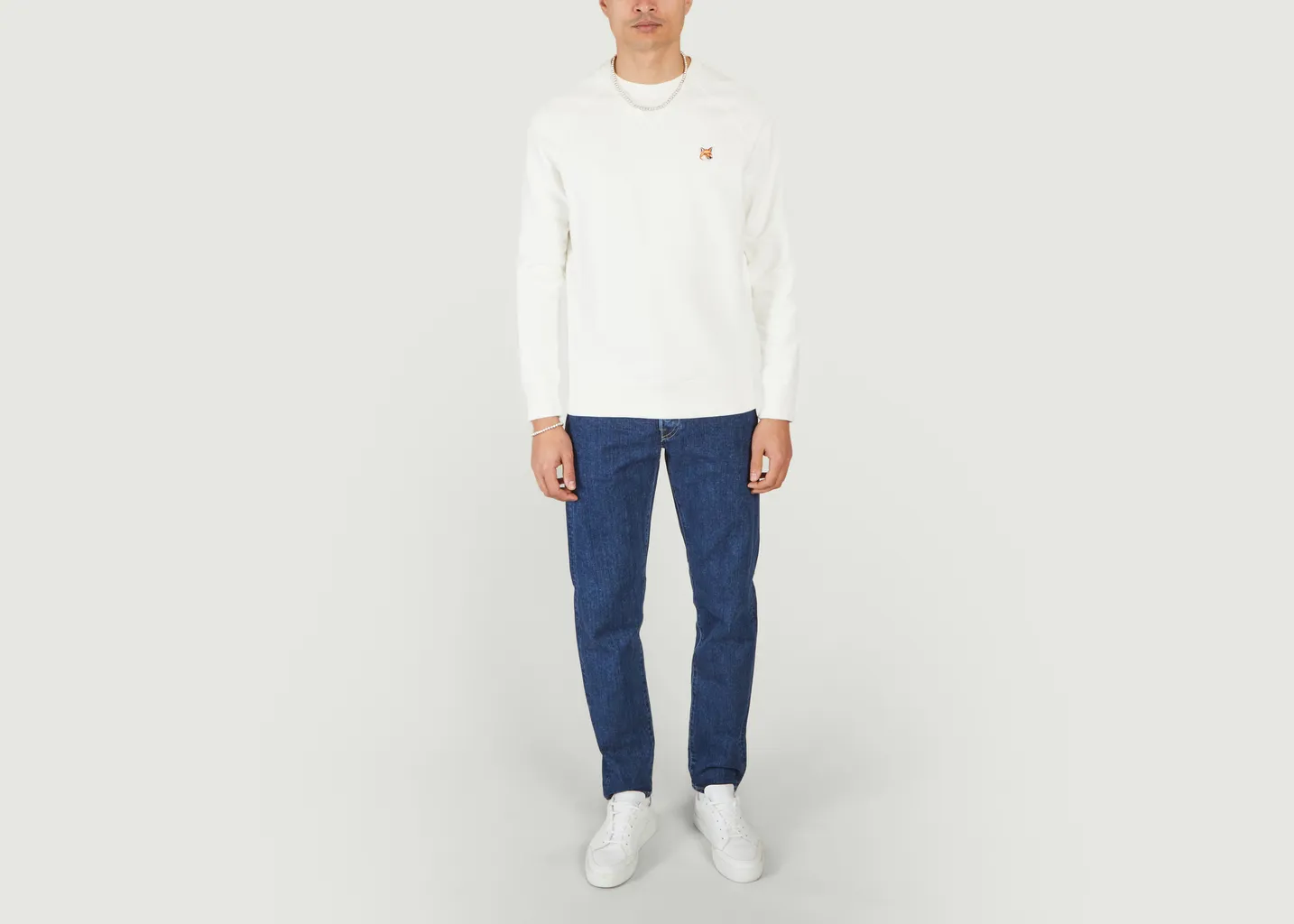 Sweatshirt Fox Head Patch Classic Maison Kitsuné