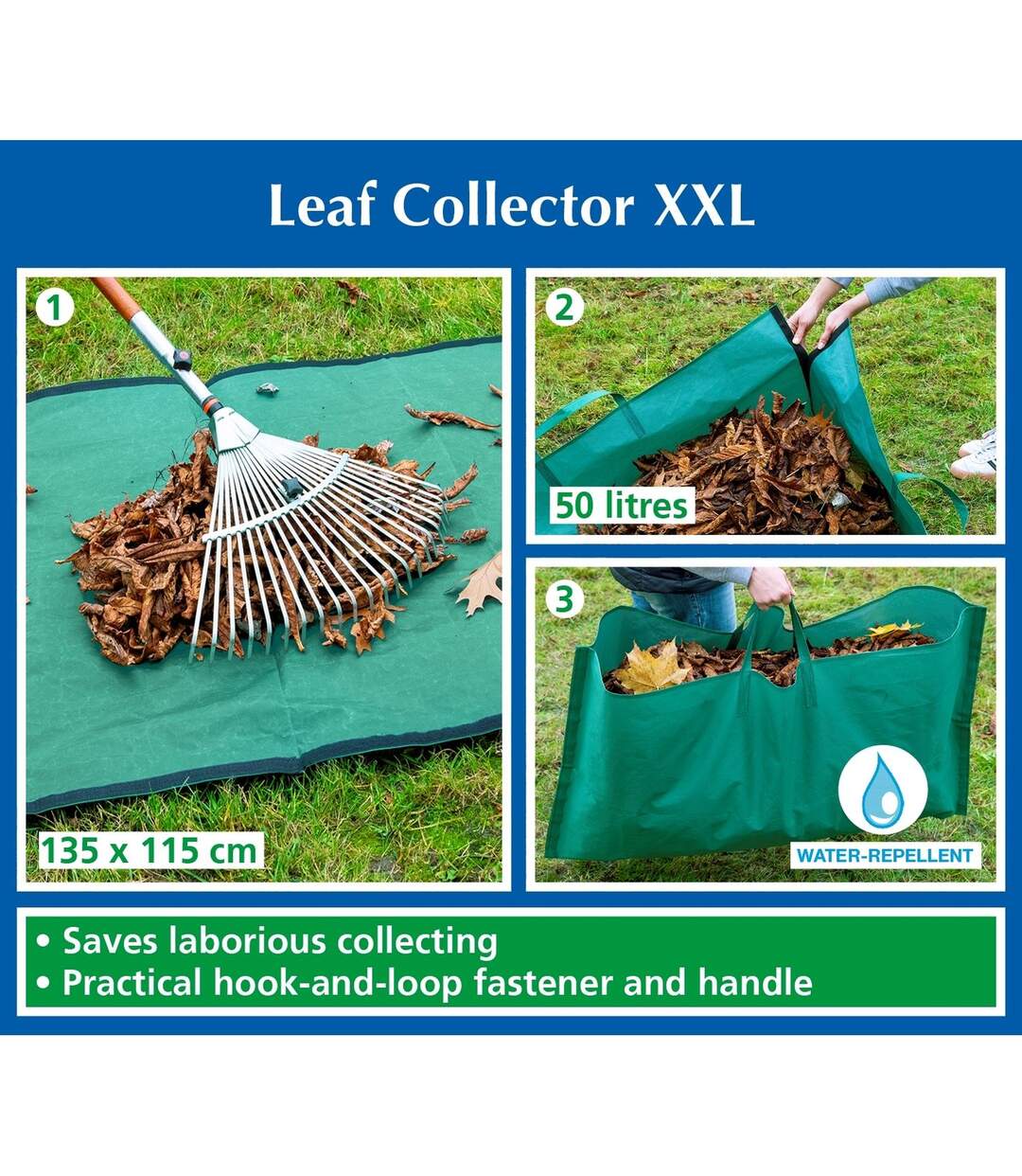 Collecteur de feuilles XXL - Vert
