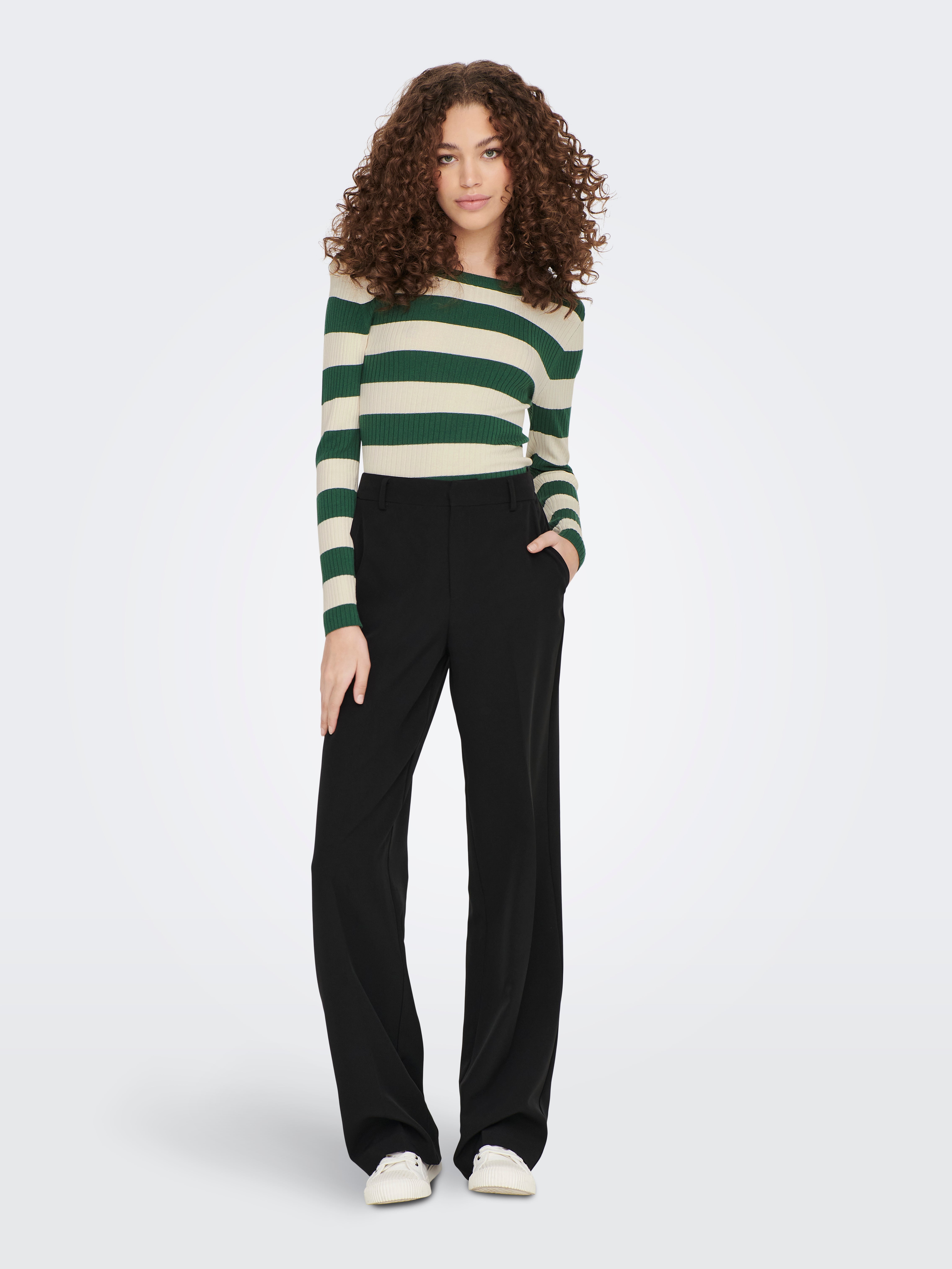 JDYPLUM Strickpullover Trekking Green