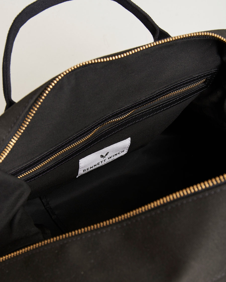 Bennett Winch Canvas Weekender Black