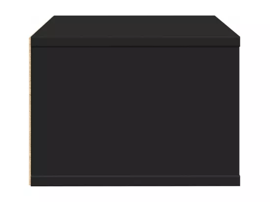 Support d'imprimante noir 40x32x22,5 cm bois d'ingénierie
