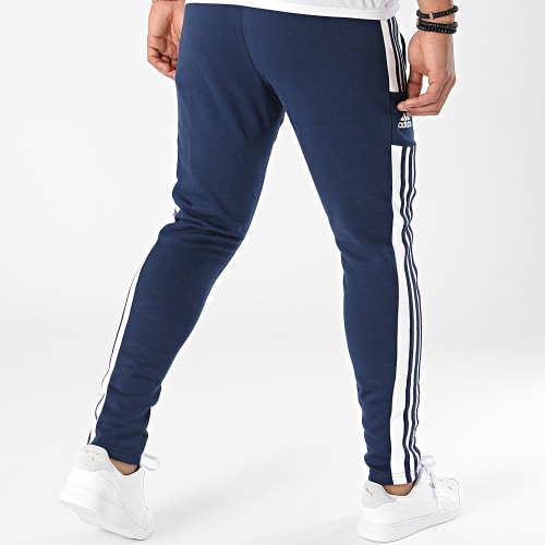 Pantalon Jogging A Bandes GT6644 Bleu Marine