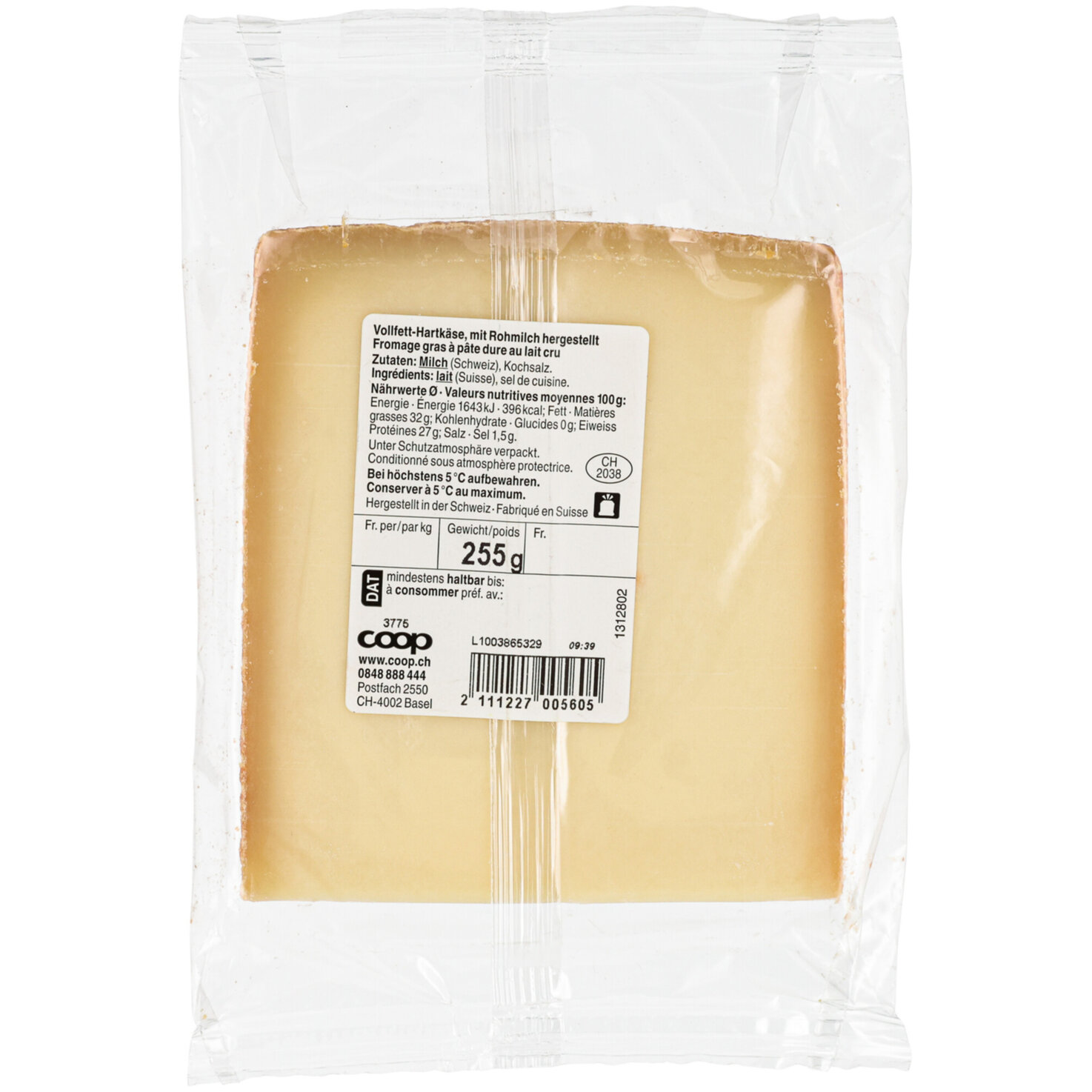 Gruyère mittelreif AOP ca. 280g