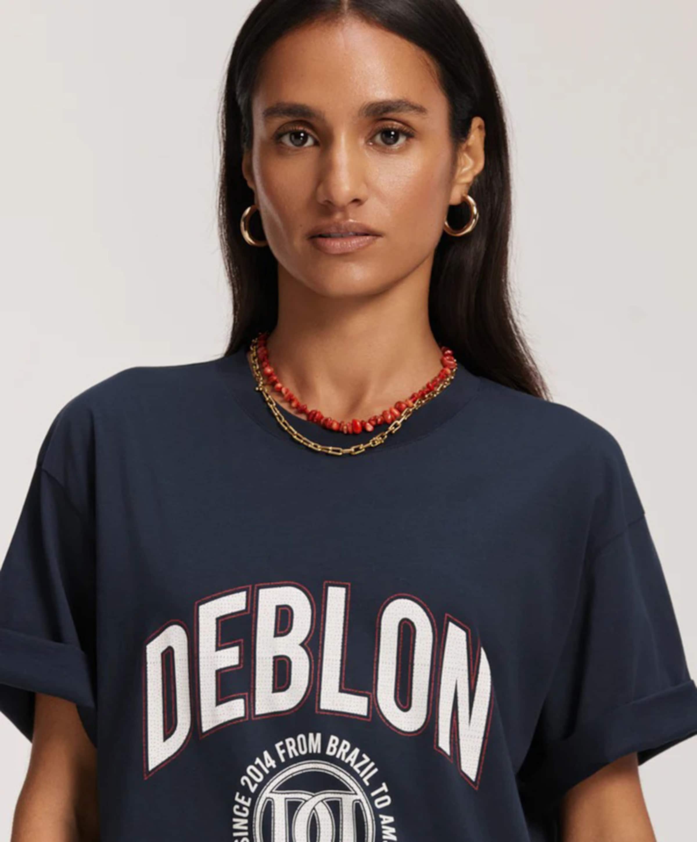 Deblon Sports Dames t-shirt blauw