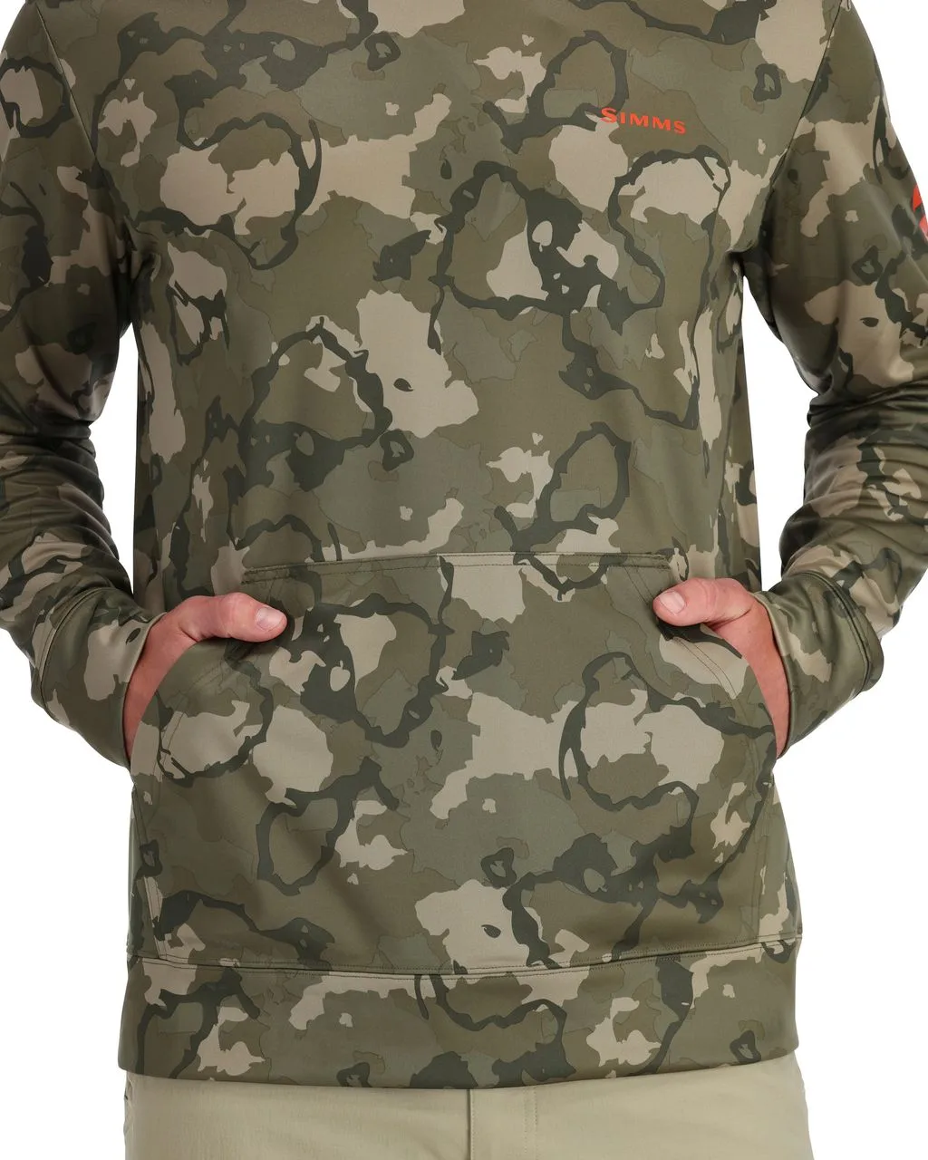 Simms Simms Challenger Hoody Regiment Camo Carbon