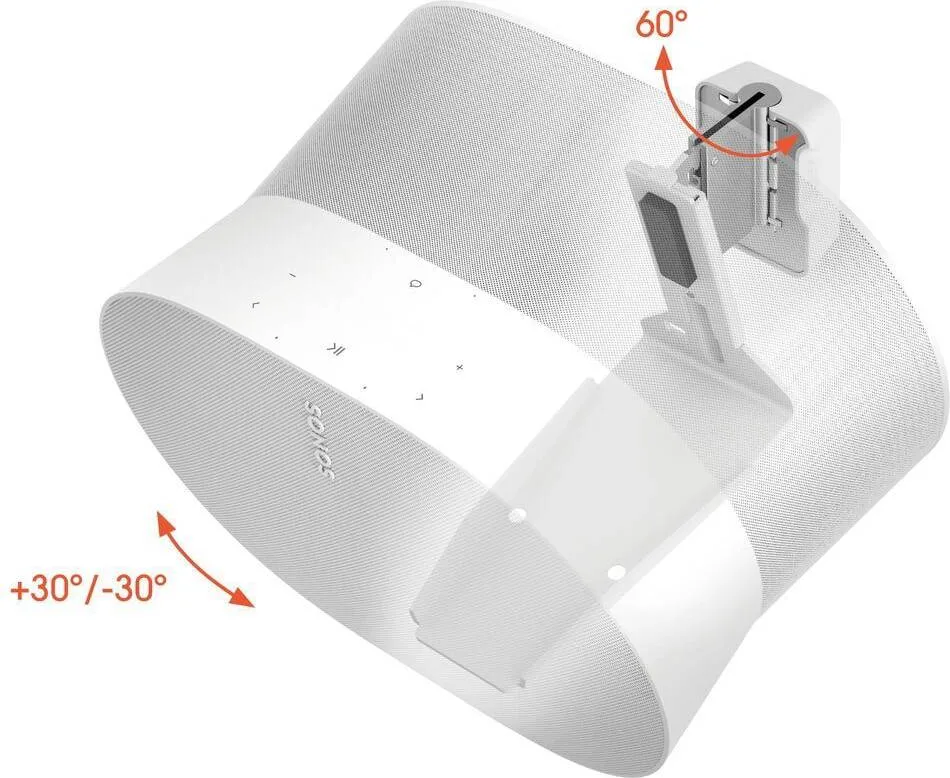 Vogel's SWM 4131 Blanc (la pièce) Supports pour enceintes