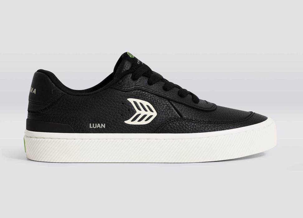 Cariuma Luan Pro Black Premium Leather Ivory 6.5 US / 39 EU