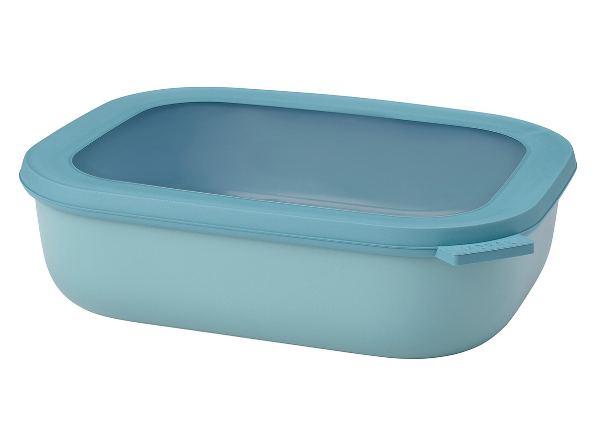 Mepal Cirqula 2000 ml rechthoekige bewaardoos - Turquoise