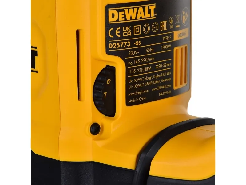 DeWALT D25773K-QS, Sort, Gul, 1 stk, 400 g, B07DTGMBY5