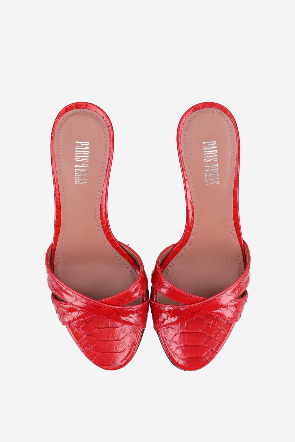 Nina 50 printed python mules