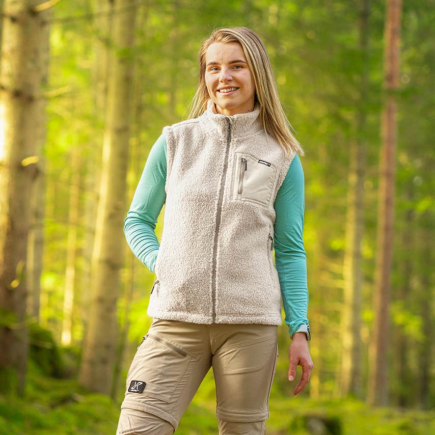 Bigfoot Pile Vest Dame Peyote