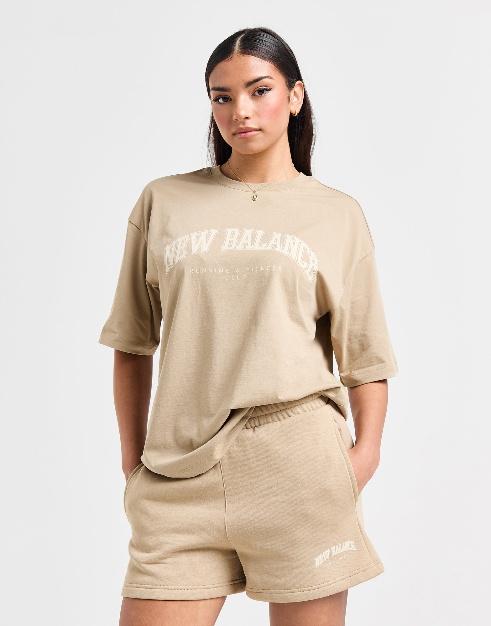New Balance Short Logo Femme