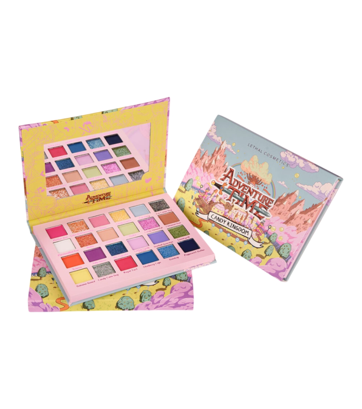 Lethal Cosmetics - *Adventure Time* - Paleta de Sombras Candy Kingdom