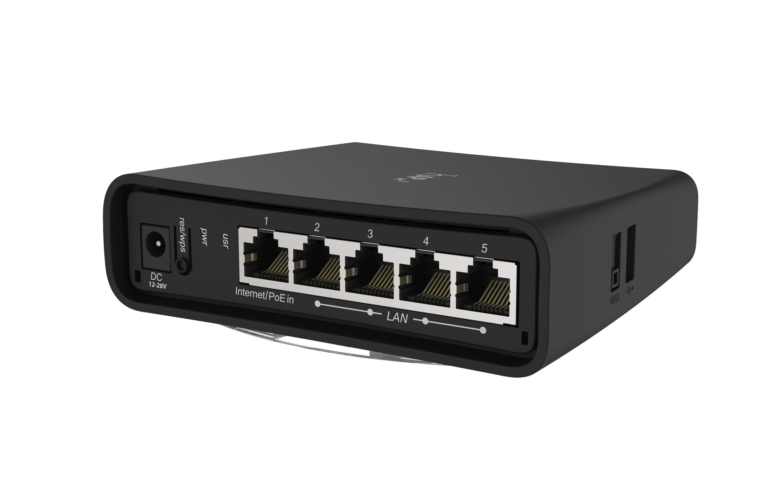 Access Point RBD52G-5HacD2HnD-TC, hAP ac2Dualband-Access Point für den Heimgebrauch