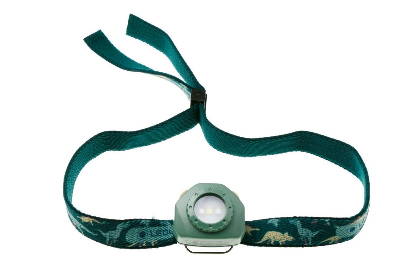 Ledlenser KIDLED4R Green, oplaadbare hoofdlamp voor kinderen, 40 lumen