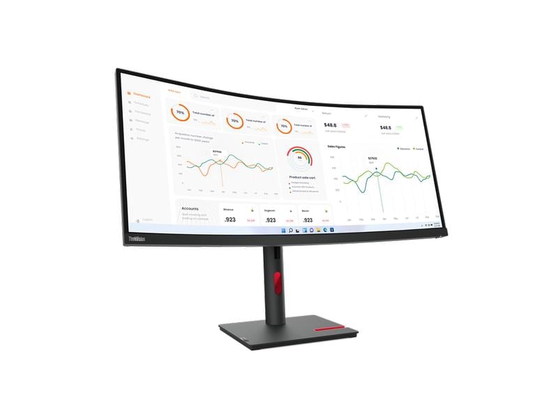 Lenovo Monitor ThinkVision T34w-30 Ergonomischer 34