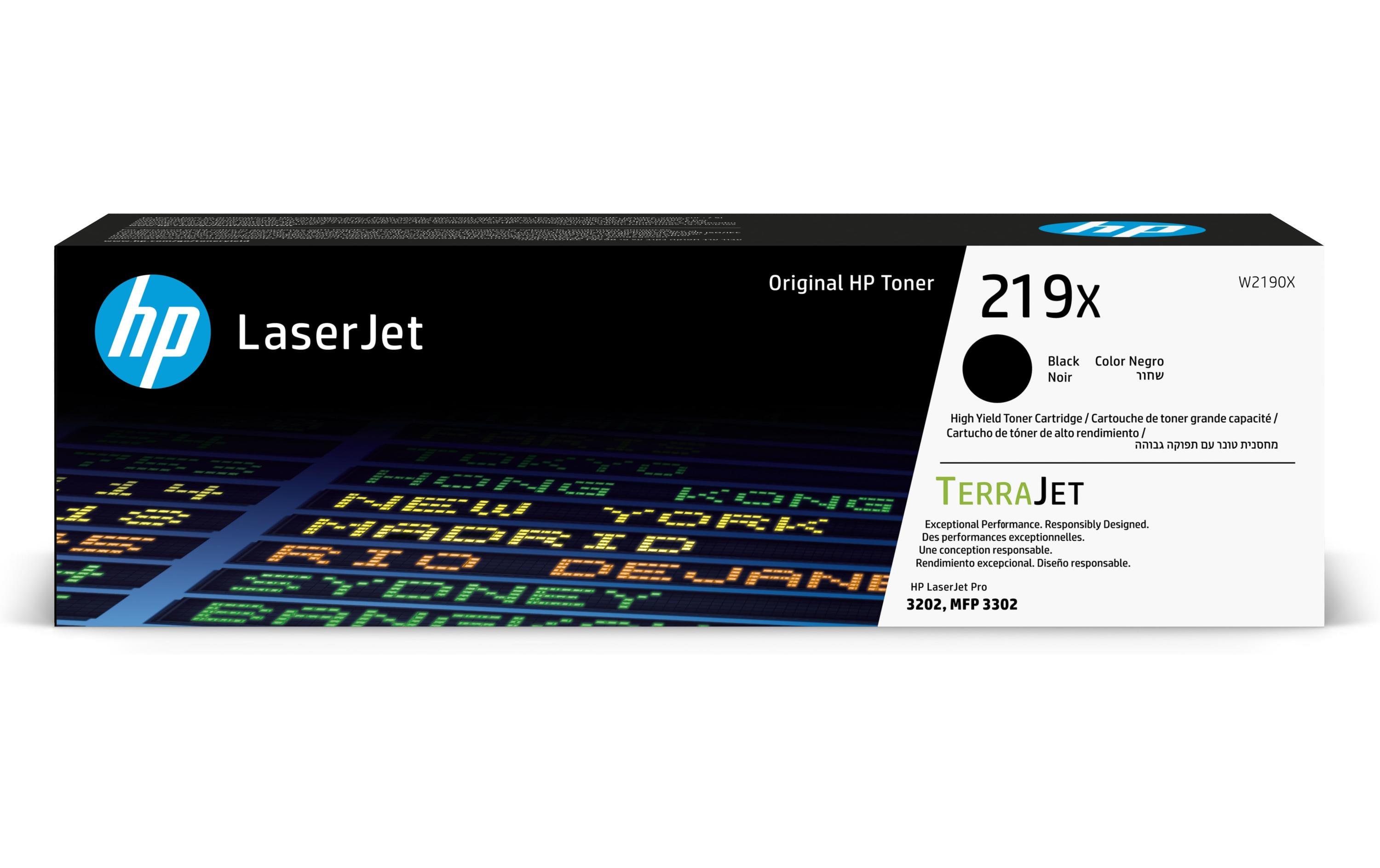 Toner 219X (W2190X) Black<br>Druckerpatrone, Schwarz