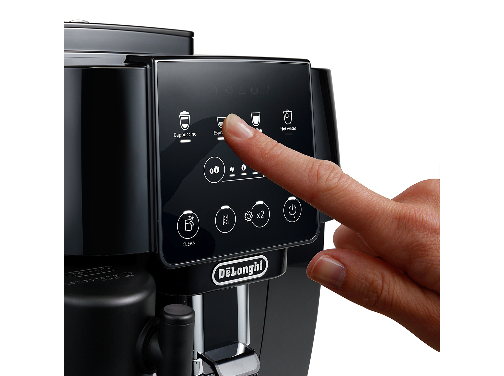 MAQUINA DE CAFE EXPRESSO FULL AUTOMATICA DELONGHI ECAM220.60.B MAGNIFICA START MILK