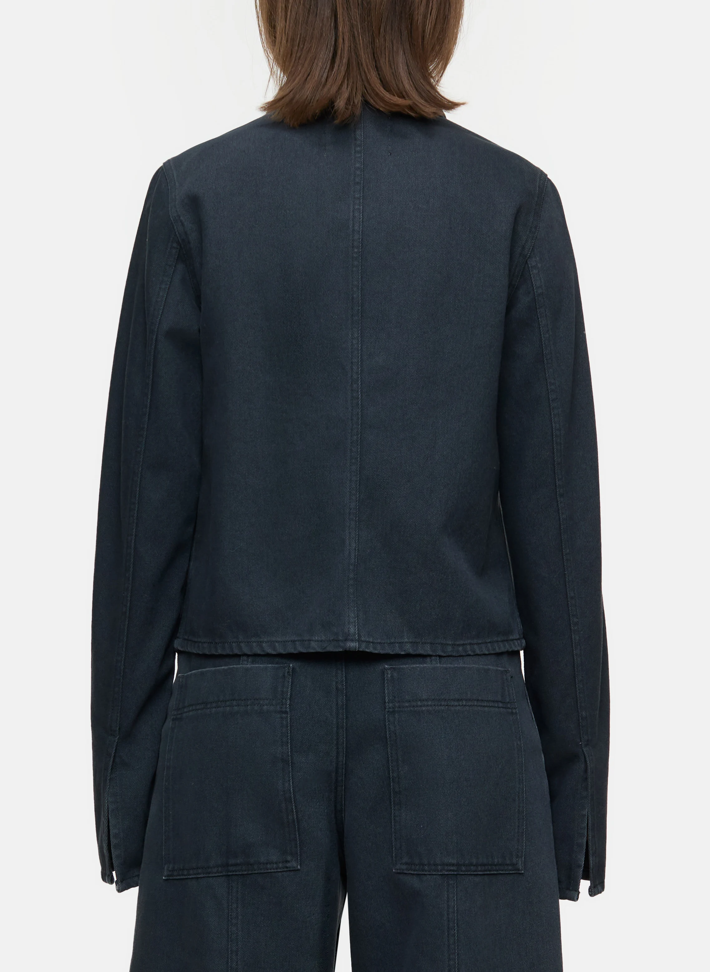 Surchemise en denim de coton | Gris