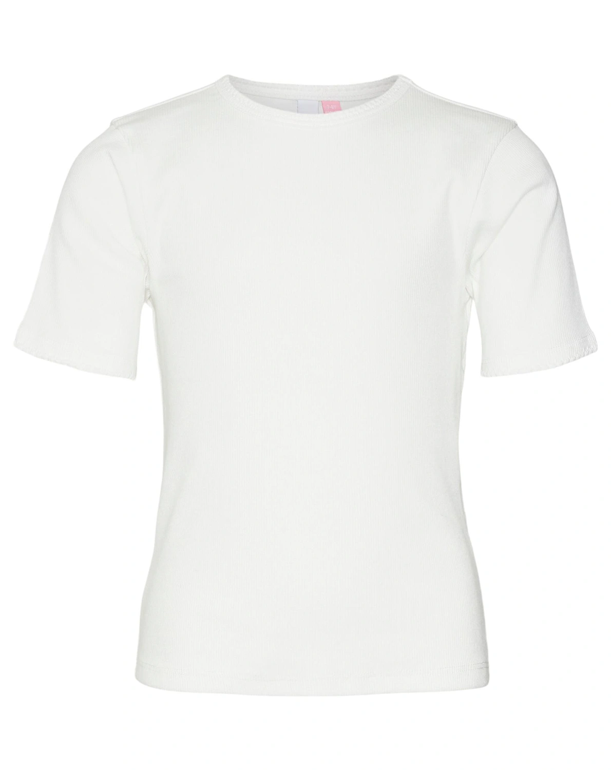 T-Shirt VMHAZEL SS SCALLOP in snow white