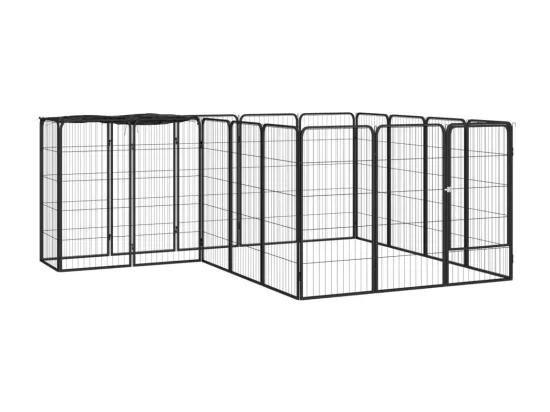 Parc pour chien 18 noire 250 x 200 x 100 cm 02_0043613
