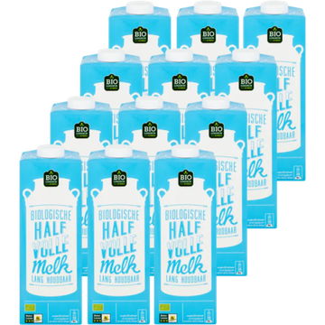 Jumbo Halfvolle Melk Biologisch 12 x 1 L
