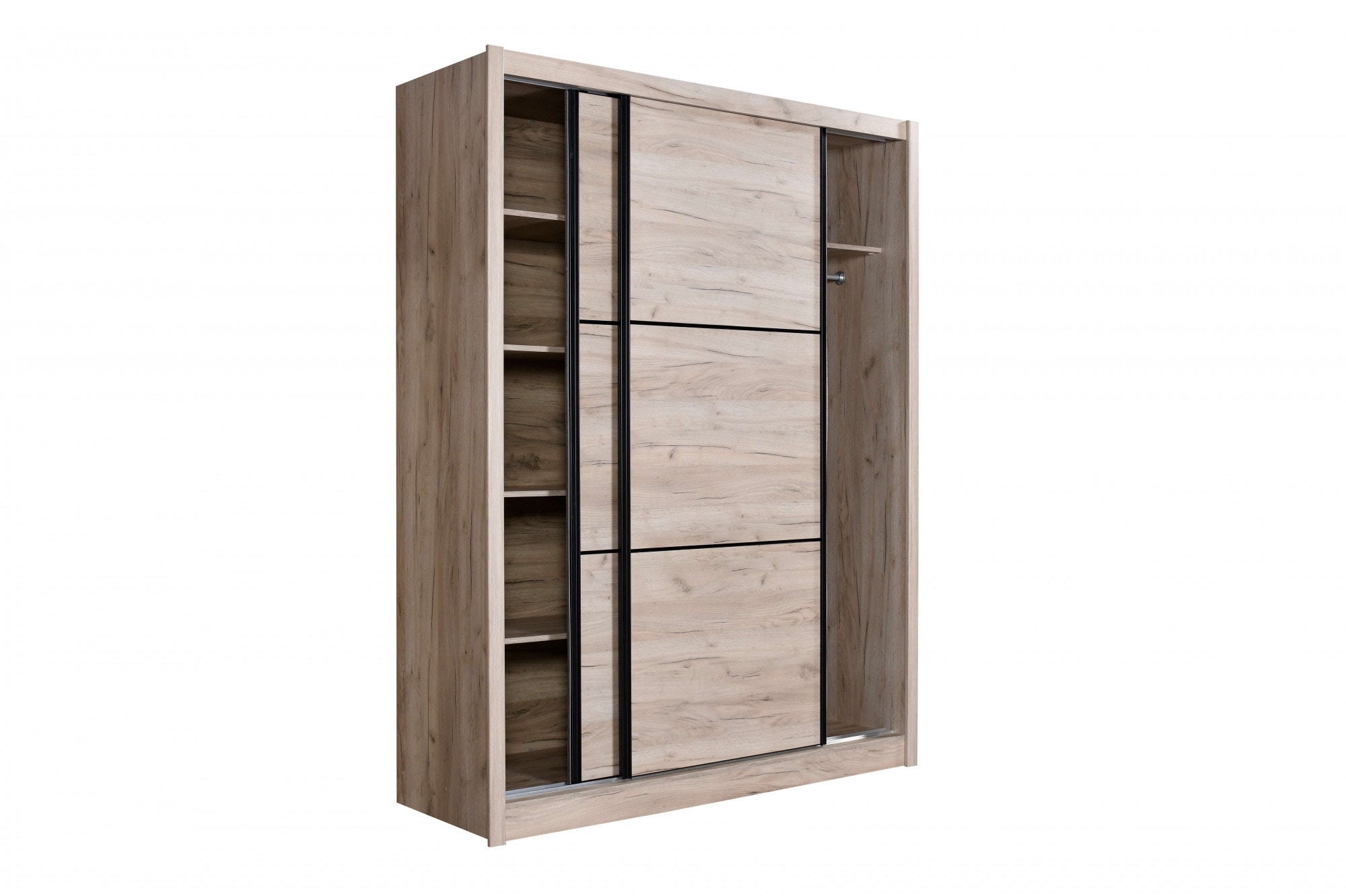 INOSIGN Schwebetürenschrank »Navara Kleiderschrank Wäscheschrank« in 3 Breiten, mit kompletter Innenausstattung, FSC®-zertifiziert