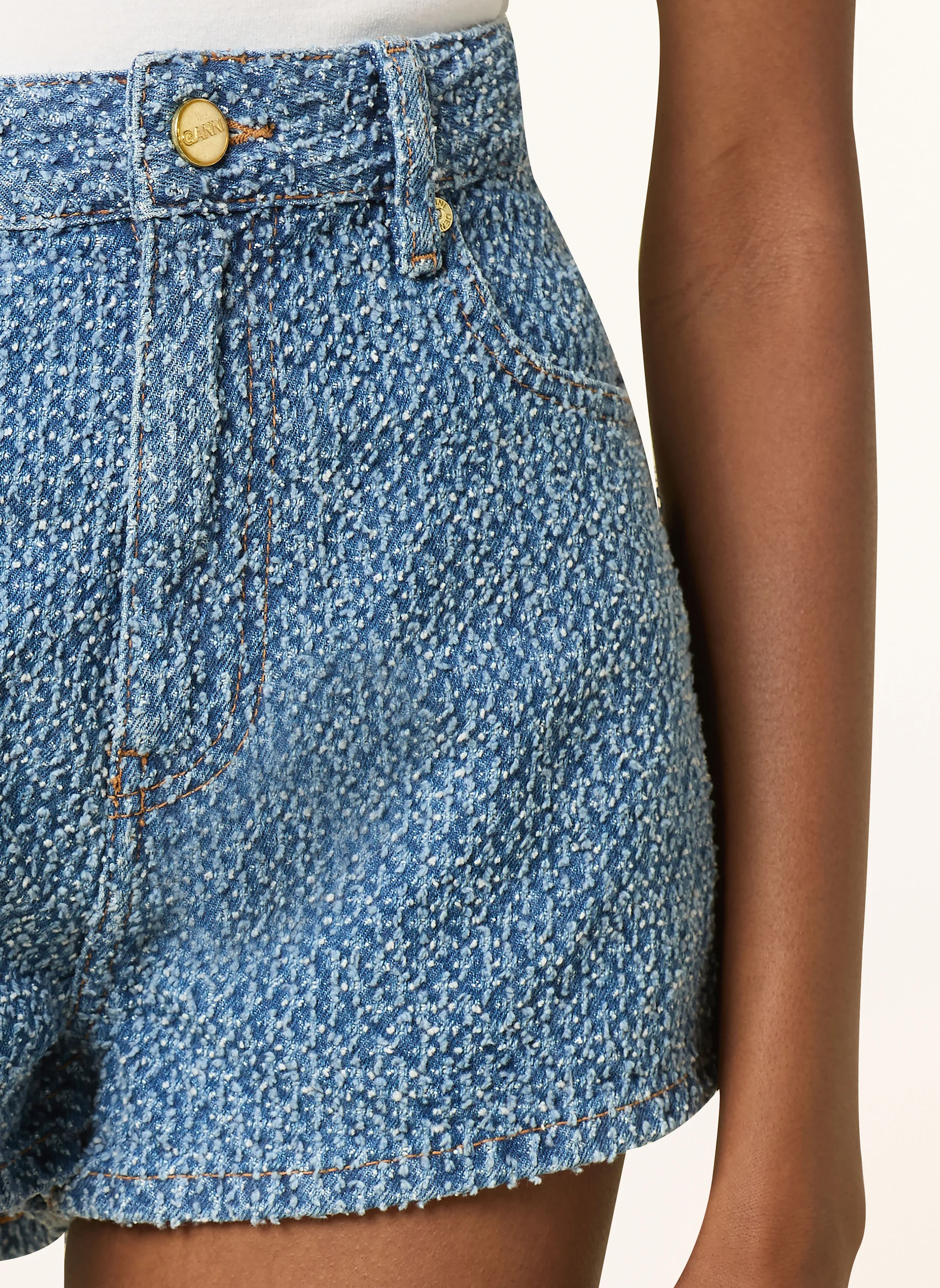 GANNI Jeansshorts