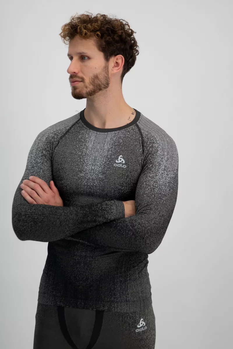 Odlo Performance Blackcomb Warm Herren Thermo Longsleeve