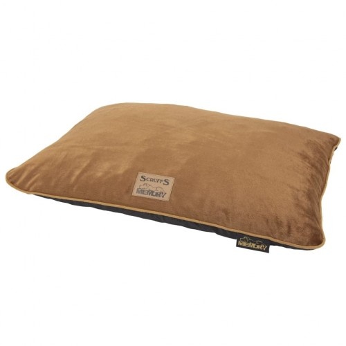Colchão ortopédico para cães Scruffs & Tramps Bolster Ortho marrom