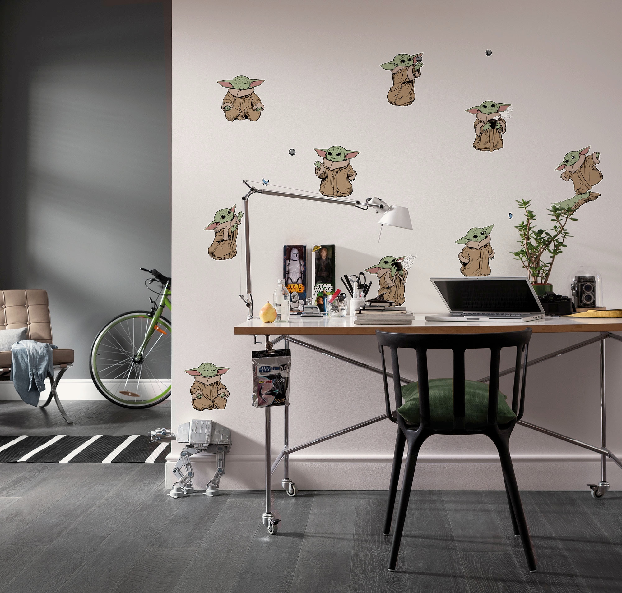 Komar Wandtattoo »Star Wars The Mandalorian Grogu The Cutest« 50 x 70 cm (Breite x Höhe) - Kinderzimmer, Wandsticker