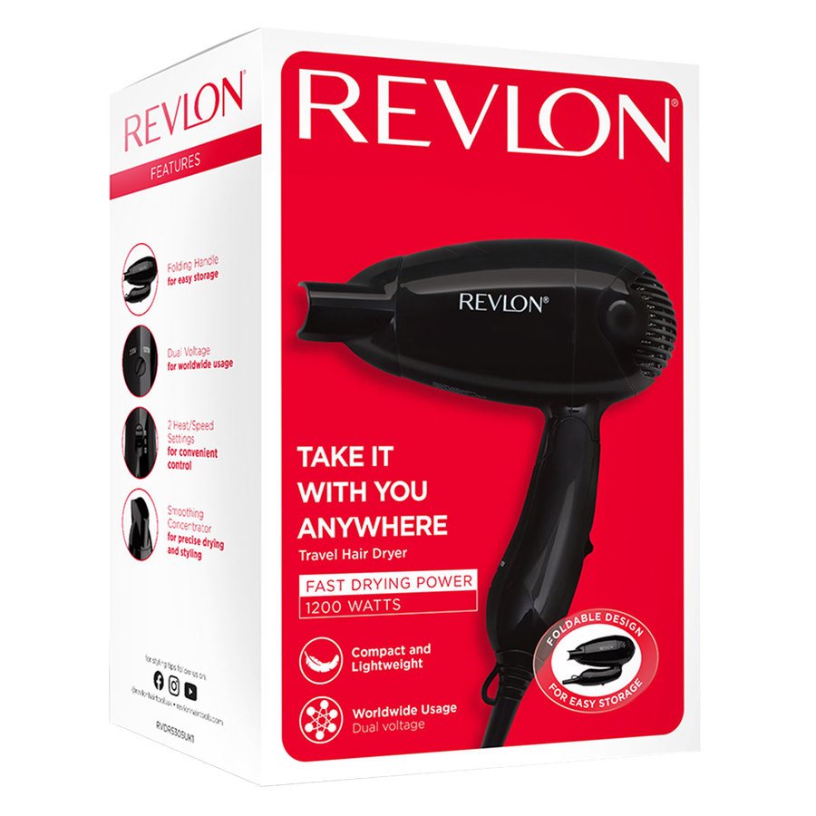 Revlon Tools Essentials Compact Travel Dryer RVDRE5305E2