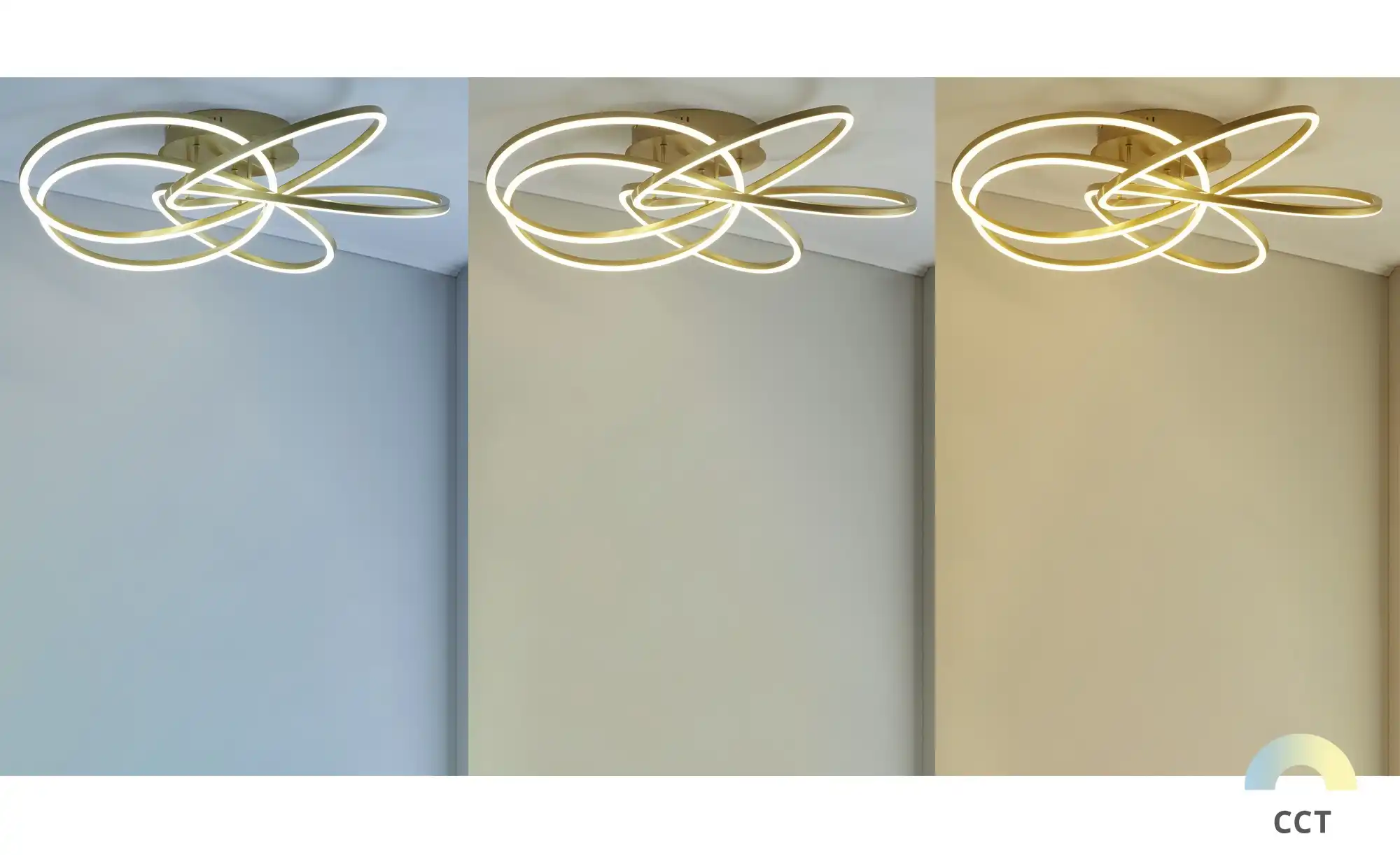 Meisterleuchten LED-Deckenleuchte messing-matt