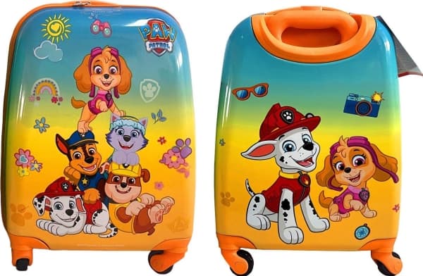 Nickelodeon PAW Patrol reisekoffert med hjul for barn | Gul
