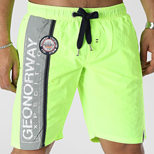 Short De Bain Jaune Fluo