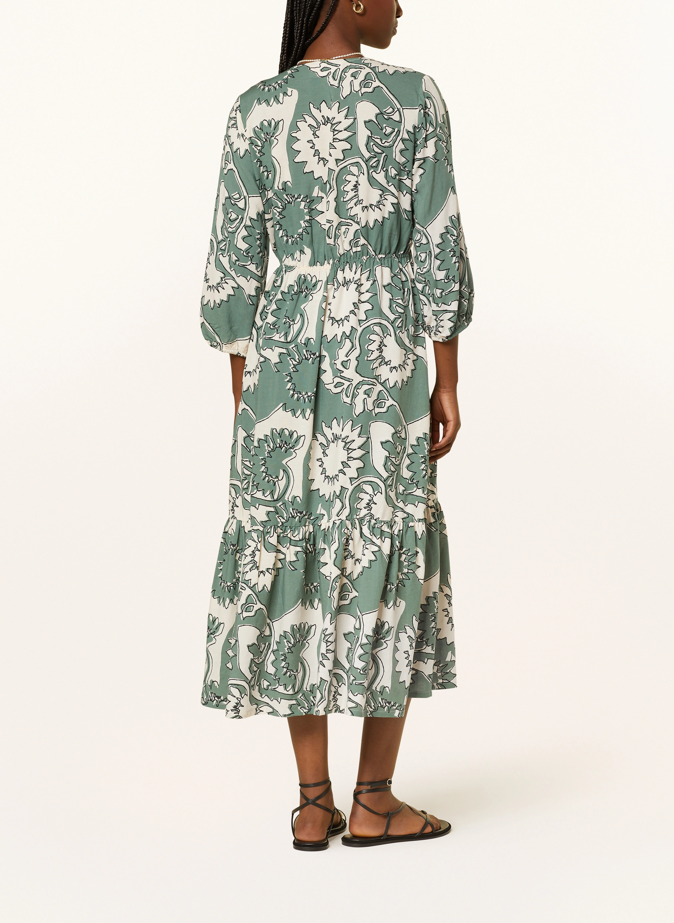 ba&sh Kleid FERAE mit 3/4-Arm und Volants