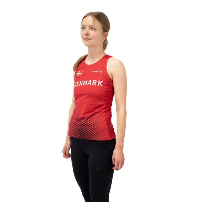 Craft Dame Singletter Danmark Singlet Rød