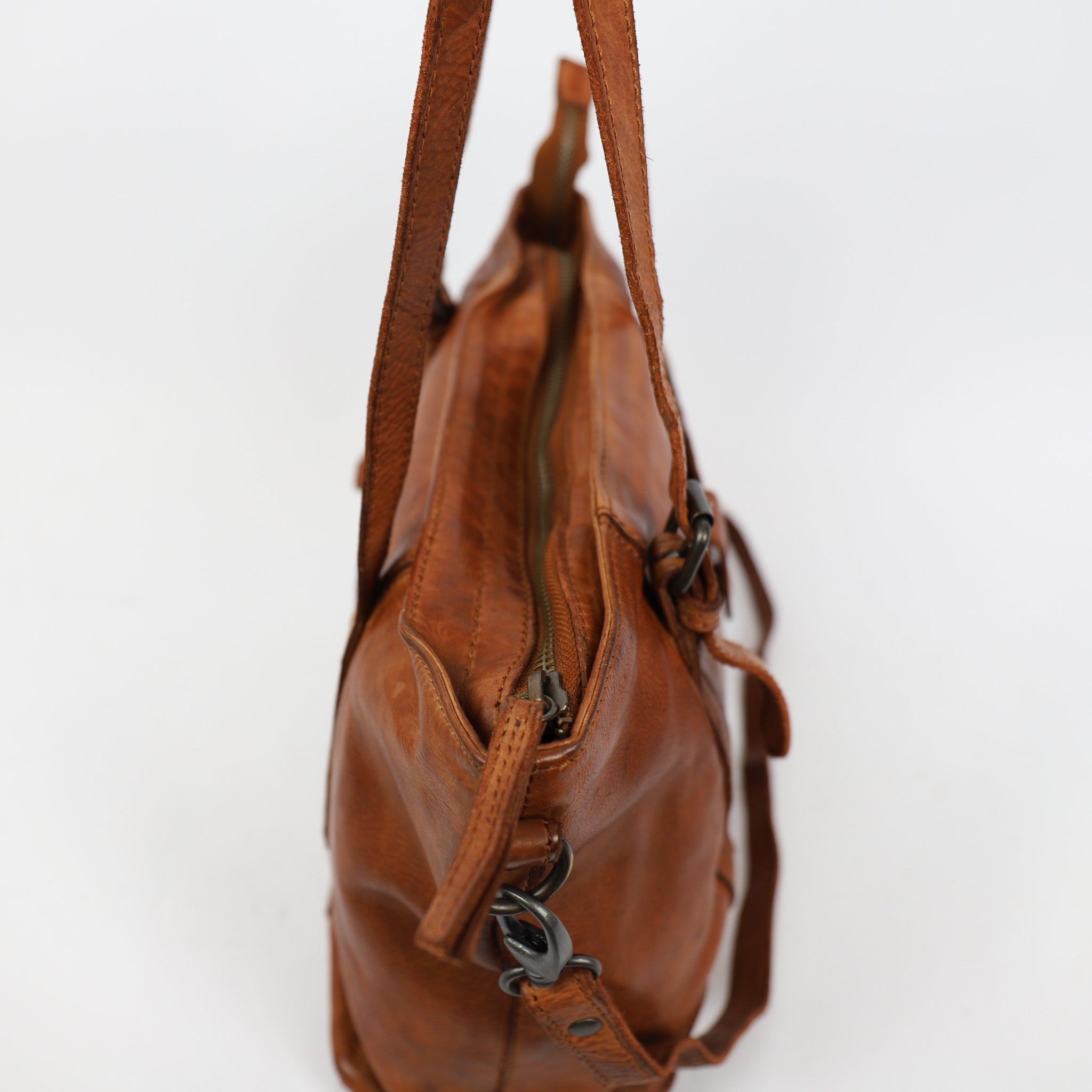 Hand-/schoudertas 'Anja' cognac Cognac