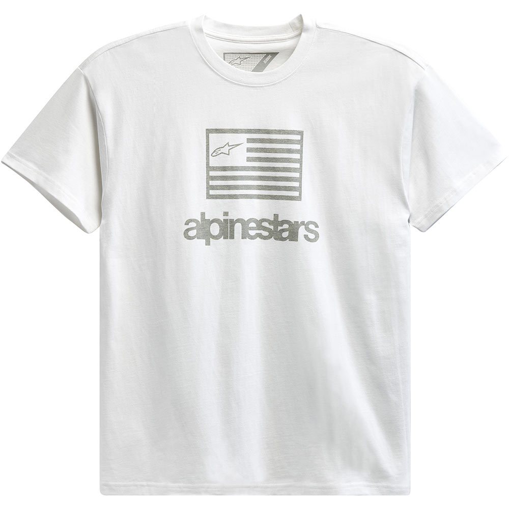Alpinestars - T-shirt Flag Blanc
