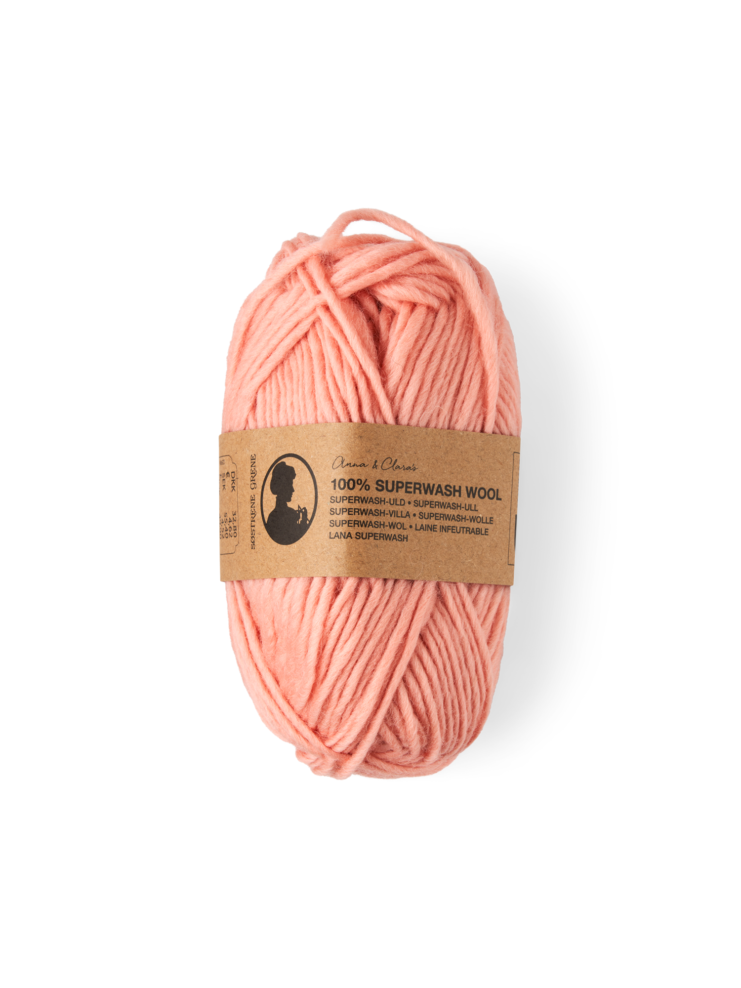 Uldgarn | Superwash uld. 50 g = 70 m. | Peach